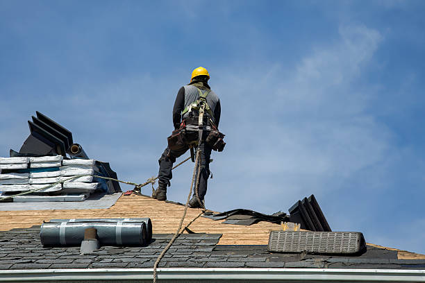 Professional Roofing technician working in Tatamy, PA